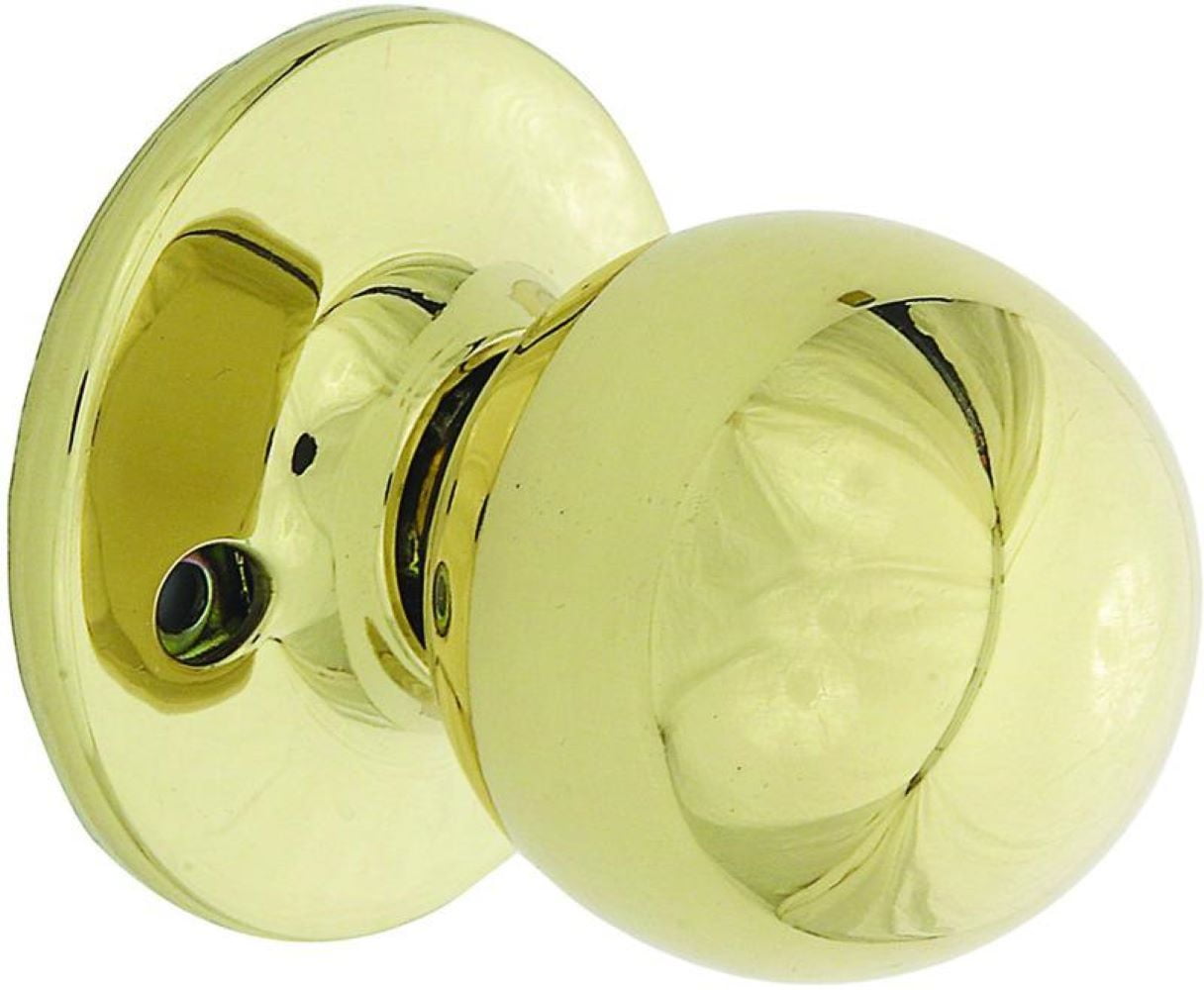 Hardware House Helena NonFunctioning Dummy Knob 124560 with Polished Brass Finish BP