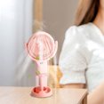 thumbnail image 6 of Summer Saving Clearance Small Fans Cute Fauna Spray Fan Mini Portable Handheld Cartoonoon Fan Dormitory Usb Rechargeable Desktop Hydration, 6 of 6