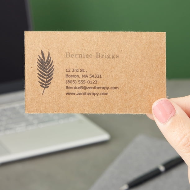 1000 Piece Blank Printable Business Cards, Paper, Perforated, Cardstock,  Customizable, Business Cards, Thank You Gift Tag, Crafts, 10 Cards per  Sheet, 3.5 x 2 in, Brown - Walmart.com