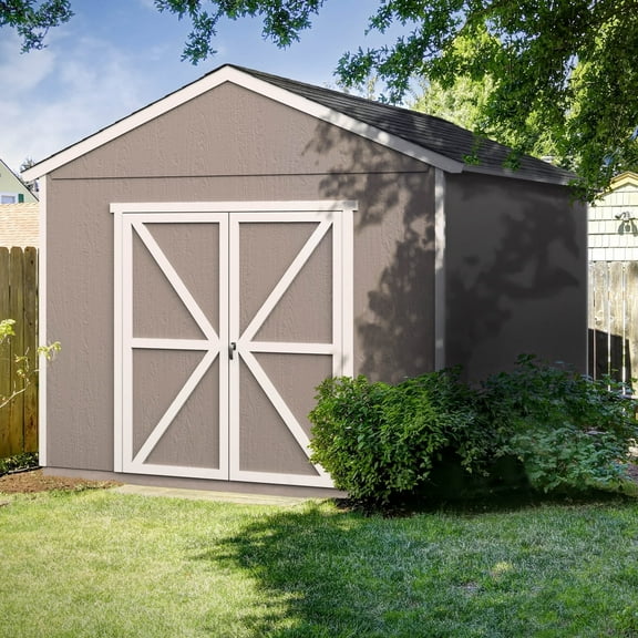 Handy Home Products Rookwood 10 ft. x 12 ft. Wood Outdoor Storage Shed