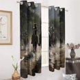 thumbnail image 2 of Vintage Western Cowboy Modern Window for Living Room Curtains for Child Bedroom Kitchen Decor Blinds Drapes, 2 of 7