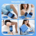 thumbnail image 4 of WWS-Knee Ice Pack Wrap for Pain Relief, Reusable Gel Knee Ice Pack for Injuries, Hot Cold Therapy for Knee Replacement Surgery, ACL, Arthritis, Meniscus Tear, Swelling, 4 of 4