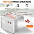 thumbnail image 5 of KFFKFF Stainless Steel Fried Ice Cream Roll Machine Stainless Steel (3 piece), 5 of 8