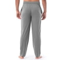 thumbnail image 5 of LEKWK Lounge Pants for Men Casual Pajama Bottoms Soft Sleepwear Elastic Waist with Drawstring Lightweight Relaxed Fit Yoga Joggers for Everyday Home Wear Gray L, 5 of 7
