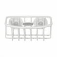 thumbnail image 3 of Kitchen Details Suction Cup Mount Iron Kitchen Sink 2.3" H, 5.5" L Sponge Caddy, White, 3 of 3