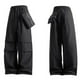 thumbnail image 4 of Mono de secado rápido y pierna ancha para mujer: cintura elástica, múltiples bolsillos, impermeable, pantalón para senderismo al aire libre, 4 of 4