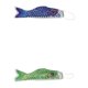 thumbnail image 1 of 2 Piezas 40cm Japonesa Windwood Carp Flag Koi Sailfish Wind Streamer, 1 of 9