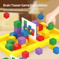 thumbnail image 4 of sunsanly Kids Cube Building Block Game 2 Players Battle Geometric Cube Stacking Matching Parent-child Interactive Board Game Educational Toy Boys Girls Gift, 4 of 8