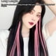 thumbnail image 2 of Extensión de cabello con clip Sonducket Postizos rectos de colores peluca sintética sin costuras, 2 of 6
