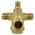 thumbnail image 5 of KAKOWELY Air Compressor Valve Air Compressor Pressure Valve 4 Ways Threaded Non-Return Check Valve Accessory2.13"X2.09"X1.5", 5 of 5
