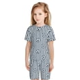 thumbnail image 4 of Balery Nautical1 Conjunto de Pijama Infantil de Manga Corta con Estampado – Ropa de Dormir de Algodón Suave-3X-Large, 4 of 4