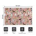 thumbnail image 5 of Boston Terrier Dogs with Pioneer Flower Door Rugs,Washable Non Slip Door Mats Indoor,Decorative Door Mats,Entry Mat Indoor for Entrance,Bedroom,Kitchen,Bathroom,20"x32", 5 of 6