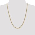 thumbnail image 2 of 14k Yellow Gold 2.45 mm D.C Open Franco Chain, 2 of 5