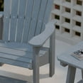 thumbnail image 4 of Wildridge Heritage Upright Adirondack Chair, Light Gray - Outdoor All-Weather Poly Furniture for Patio, Deck, Yard, 4 of 5