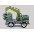 thumbnail image 3 of Dinosaur Engineering Vehicle Excavator Model Toys, No Batteries Required, Roll Back Release Design, Suitable for 3+ Years Old, Durable Plastic Material, Dinosaur Car Games Party Gifts, 3 of 5