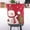 C, variant on EUDIDV Xmas Decor Items Christmas Decoration Santa chair back cover linen chair back cover Holiday Decorations