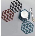 thumbnail image 4 of 6 Pieces of Coasters Retro Coasters Geometric Silicone Coasters Non-Slip Coasters Coasters (2 Types), 4 of 5
