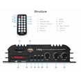 thumbnail image 3 of Amplificador Nobsound Lepy Hi-Fi estéreo de 4 canales 180 W Bluetooth, 3 of 9