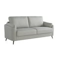 thumbnail image 3 of Stduio Living Brooklyn Modern Stationary Sofa, Light Gray Woven Fabric, 3 of 6