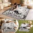 thumbnail image 5 of Byndra Halloween DIY Coloring Blanket, Large Throw Blanket with Spooky Ghost Pumpkin Pattern and Classic Style, Art Activity for Kids, Adults, Home, Party, Sleepover, Gift, 5 of 6