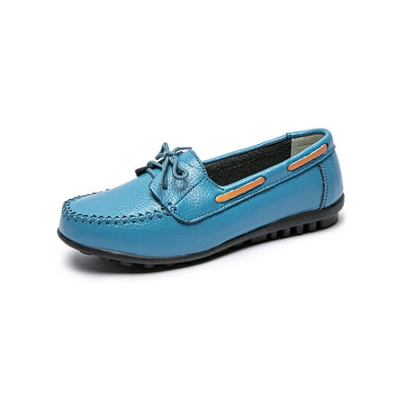 

Crocowalk Women Breathable Comfort Slip On Boat Shoes Lightweight Low Top Flats Dance Lace Up Moccasins