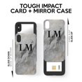 thumbnail image 5 of Personalised Grey Stone Marble Initials Initials iPhone 12 Pro Case,iPhone 14 Pro, 5 of 5