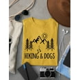thumbnail image 5 of Hiking and Dogs Unisex Shirt, Hiking Lover Gift Shirt, Dog Lover Tee, Nature Lover Top, Outdoor Adventure Apparel, Christmas Gift, 5 of 5