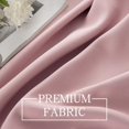 thumbnail image 5 of Blackout Window Valance for Bedroom Kitchen Bathroom Living Room Darkening Rod Pocket Curtain Valance, Thermal Insulated Window Treatment 1 Panel, 52 x 18 Inches, Baby Pink, 5 of 6