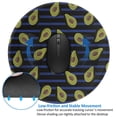 thumbnail image 4 of Disketp Avocado Small Mouse Pad 7.9x7.9 Inches,Washable Round Mousepad For Office Laptop Computer,Non-Slip Rubber Base Mouse Pads For Wireless Mouse, 4 of 8
