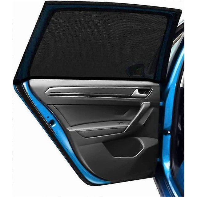 2 Pack Car Window Shade Breathable Mesh Protect Privacy for Kids Universal Fit Most Cars