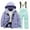 Green, variant on MEZZALL Child Ski Suit Pocket Jacket And Pants Winter Windbroof Snowboarding Unisex Kids Winter Warm Snow Suits Trendy Toddler Dailywear, Blue, 14-16 Years