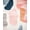 Pink Blue Multi, Pattern 1, variant on ODIKA 8'x10' Washable Area Rug Non-Shedding, Easy Care, Abstract Modern Brushstroke Art With Interlocking Watercolor Color Blocks for King Size Bedroom Under Bed, Master Suite