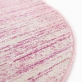 thumbnail image 6 of Jill Zarin Uptown Collection Area Rug - Madison Avenue (5' 3" Round Pink/Ivory), 6 of 6