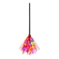 thumbnail image 2 of LED Light Up Witch Broom, Colorful Halloween Broomstick with 3-Section Detachable Design for Haunted House, Porch, Party Props, Costumes and Holiday Decor, 2 of 8