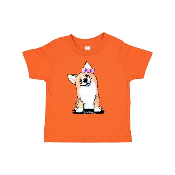 Inktastic Corgi Puppy Girl Boys or Girls Toddler T-Shirt