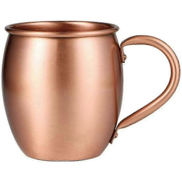 530ml 100% Pure Copper Mug Moscow Mule Mug Drum Cup Cocktail Cup Pure Copper Mug Restaurant Bar Col -X