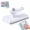 White, variant on No-Touch Snap Grip Mini Mop, Handheld Flat Mop with Built-in Scraper, Strong Clamp for Paper Towels & Wipes, ABS Compact Cleaning Tool for Kitchen Bathroom Glass Home Surface