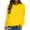 Yellow #722, variant on Bovemsi Sweatshirts for Women Trendy Long Sleeve Crewneck Sweatshirt Loose Fit Pullover Top For Everyday Wear Long Sleeve Clothes Pullover