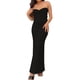 thumbnail image 1 of Txlixc Vestido de mujer de corte cruzado de color sólido Txlixc moda, 1 of 7