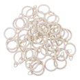 thumbnail image 1 of OULII 48Pcs Plastic Drapery Rings Hanging for Bedroom, 1 of 8