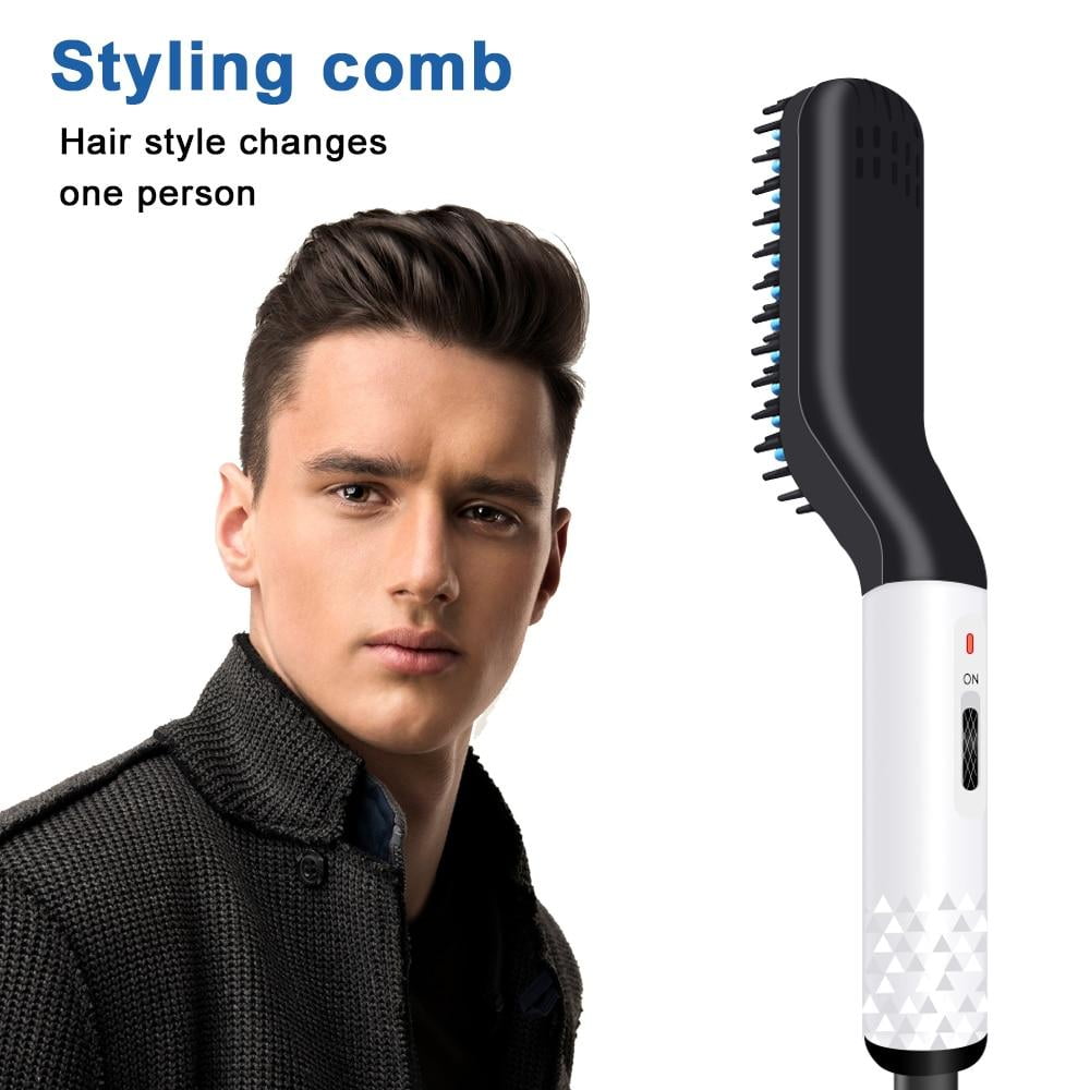 beard straightener brush walmart