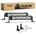 thumbnail image 1 of Barra de luces LED Nilight Slim, 7 pulgadas, 48 W, Spot Flood Combo, 1 of 9