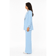 thumbnail image 2 of Women’s 2-Piece Blazer and Wide-Leg Pants Set, High-Waist Business Casual Suit Outfit for Work, 2 of 5