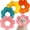 4pcs, variant on 4PCS Flower Shape Cat Recovery Collars, Adjustable Soft Lightweight Elizabethan Collars for Cats, Anti-Lick Wound Care Collars
