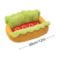 thumbnail image 2 of Hohaski Hot Dog Dog Bed,Hot Dog Pet Bed,Small Bun Dogs and Cats Bed with Non-Slip Bottom Removable Washable for All Pets, 2 of 7