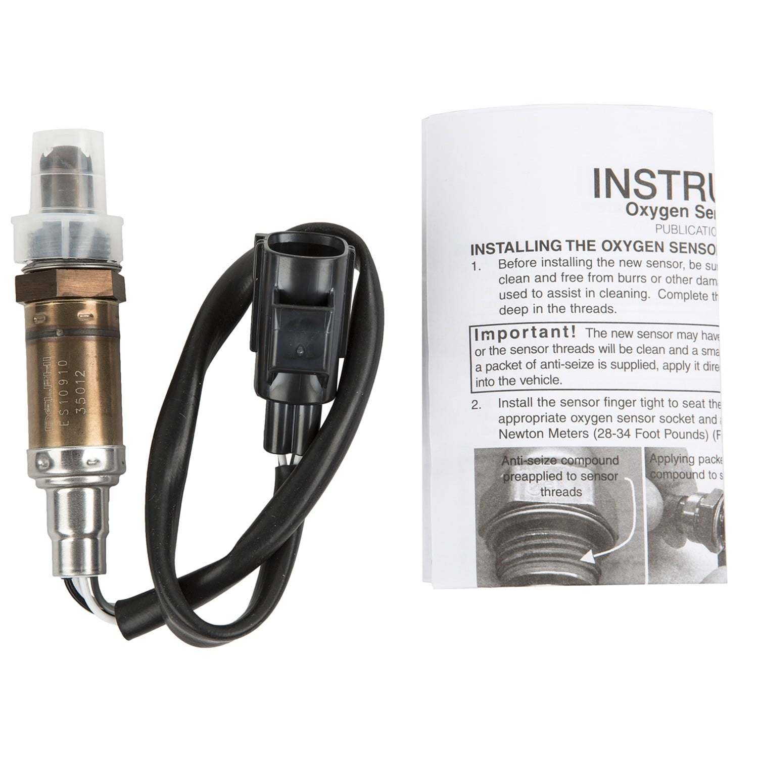 Delphi Oxygen Sensor P/N:ES10910 Fits select: 2003-2007 FORD FOCUS
