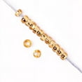 thumbnail image 1 of Perles de Rocaille en Verre Tchèque - Taille 8/0 P/G Or, 1 of 4
