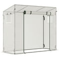 thumbnail image 1 of Outsunny Walk-in Garden Greenhouse Patio Hot House w/ Steel Frame Door, 1 of 9