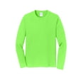 thumbnail image 5 of Port & Company Long Sleeve Fan Favorite Tee-M (Flash Green), 5 of 6