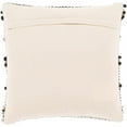 thumbnail image 2 of Surya Anders ADR-002 20 x 20" Square Cotton Pillow Kit in Charcoal/Cream/Beige, 2 of 4